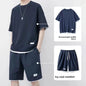 Mens Summer Waffle Short Sleeve Set