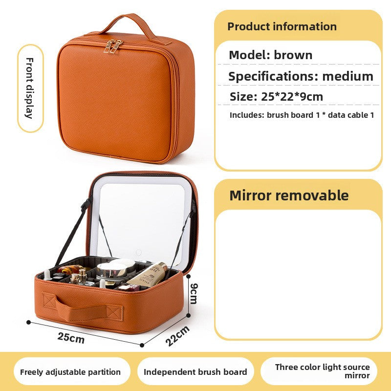mirror makeup bag