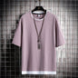 Men's Short Sleeve T Shirt Pure Cotton Round Neck Tee
