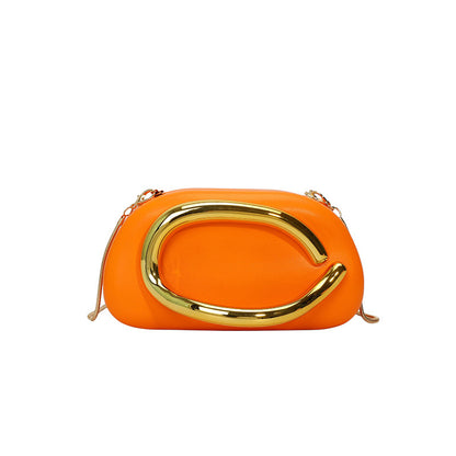 Fashion Oval Chain Evening Bag for Women