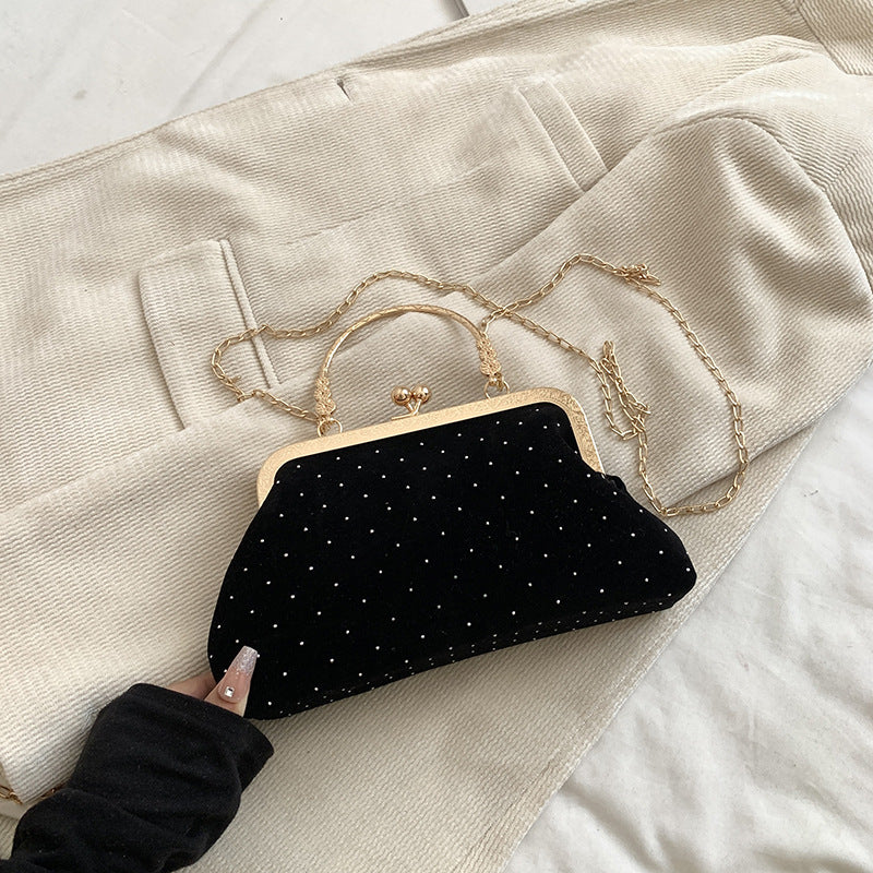 Fashion Shell Crossbody Bag with Chain Strap