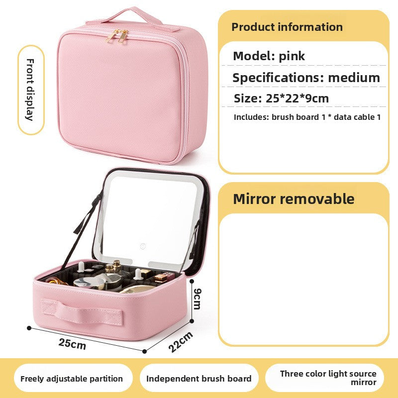 mirror makeup bag