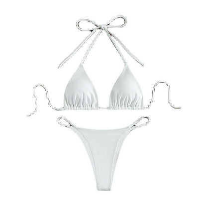 Lace-Up Bikini Swimsuit for Women