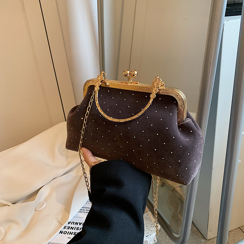 Fashion Shell Crossbody Bag with Chain Strap