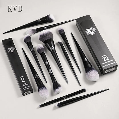 Makeup Brush Set & Kit Foundation Blush Highlight Concealer Powder Sculpting Eyeshadow Brush KVD Brand Makeup Brush