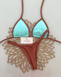 Three-piece swimming suit for ladies