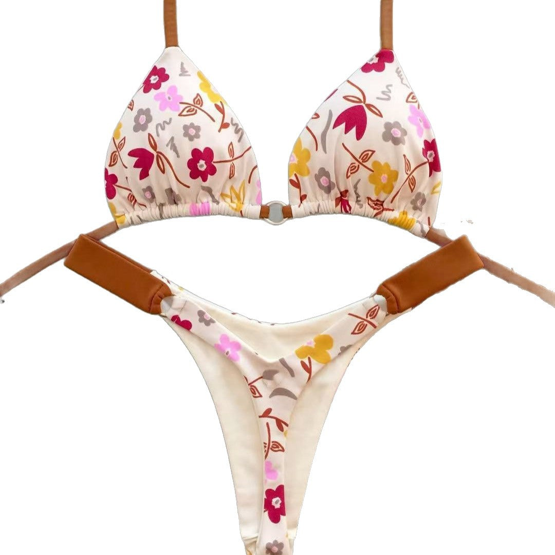 Three-piece swimming suit for ladies