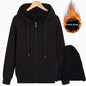 Mens Fleece Lined Hooded Sweatshirt