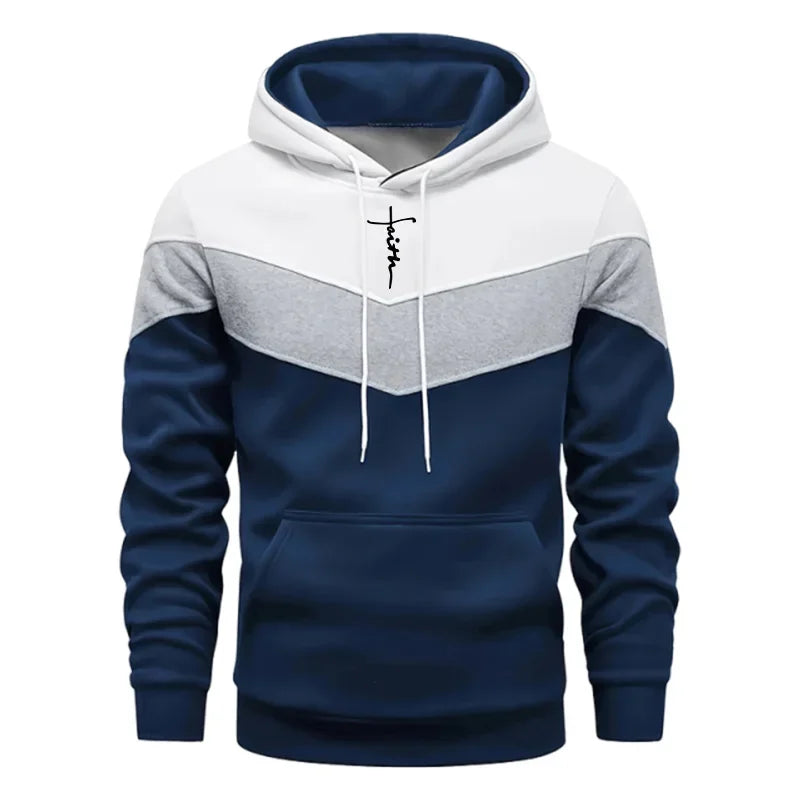 Comfort Casual Sports Autumn Winter Quality Hot Sale Men Tracksuit Fashion Hoodie Tricolor Single Sweatshirt and Pants Daily Man