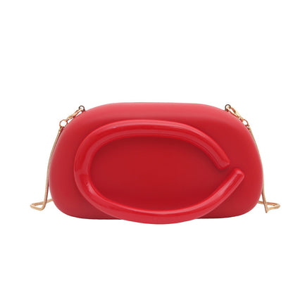 Fashion Oval Chain Evening Bag for Women